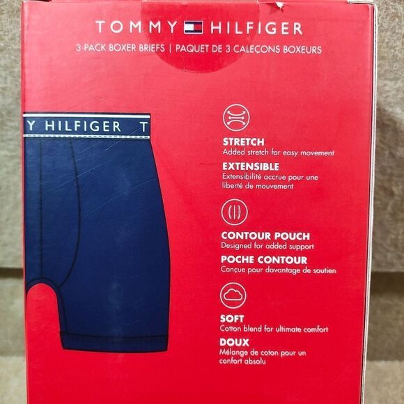 Tommy Hilfiger Men's Cotton Stretch Boxer Briefs #K - Picture 4 of 6